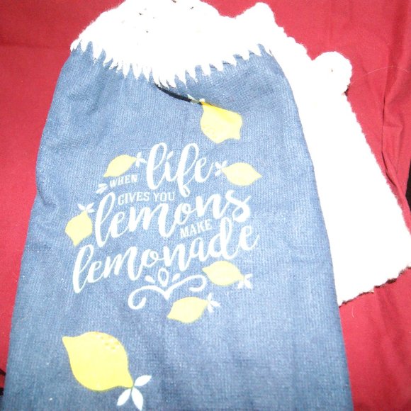 Crochet kitchen towels with pot holder - Picture 1 of 2